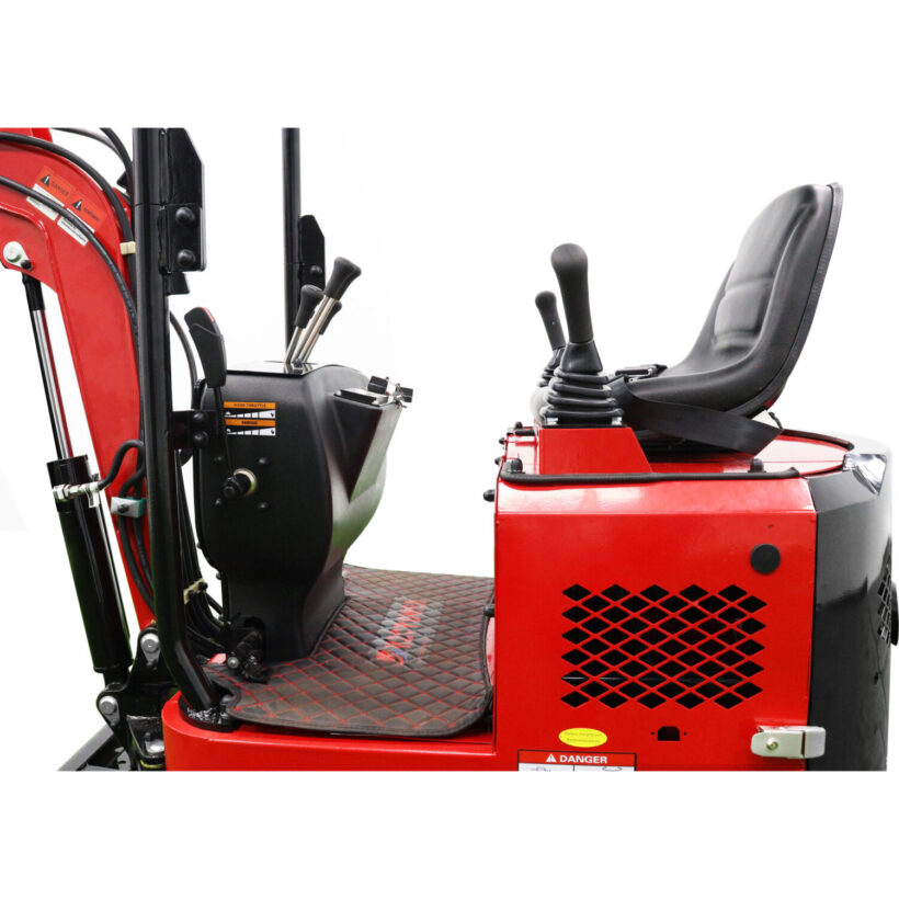 Minibagger DKB992, Diesel, 940 Kg, neues Design und seitliche Joystick-Steuerung