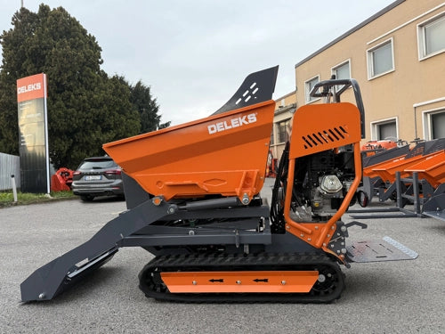 Hydrostatischer Mini-Raupendumper, hohe Kippmulde, Briggs&Stratton-Motor