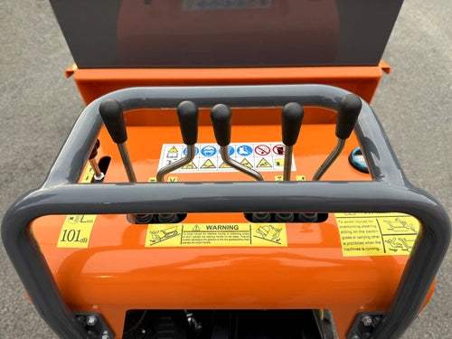 Hydrostatischer Mini-Raupendumper, hohe Kippmulde, Briggs&Stratton-Motor