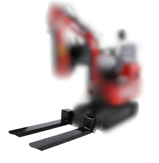 Palettengabeln am Planierschild für HZC Power Minibagger (P12)